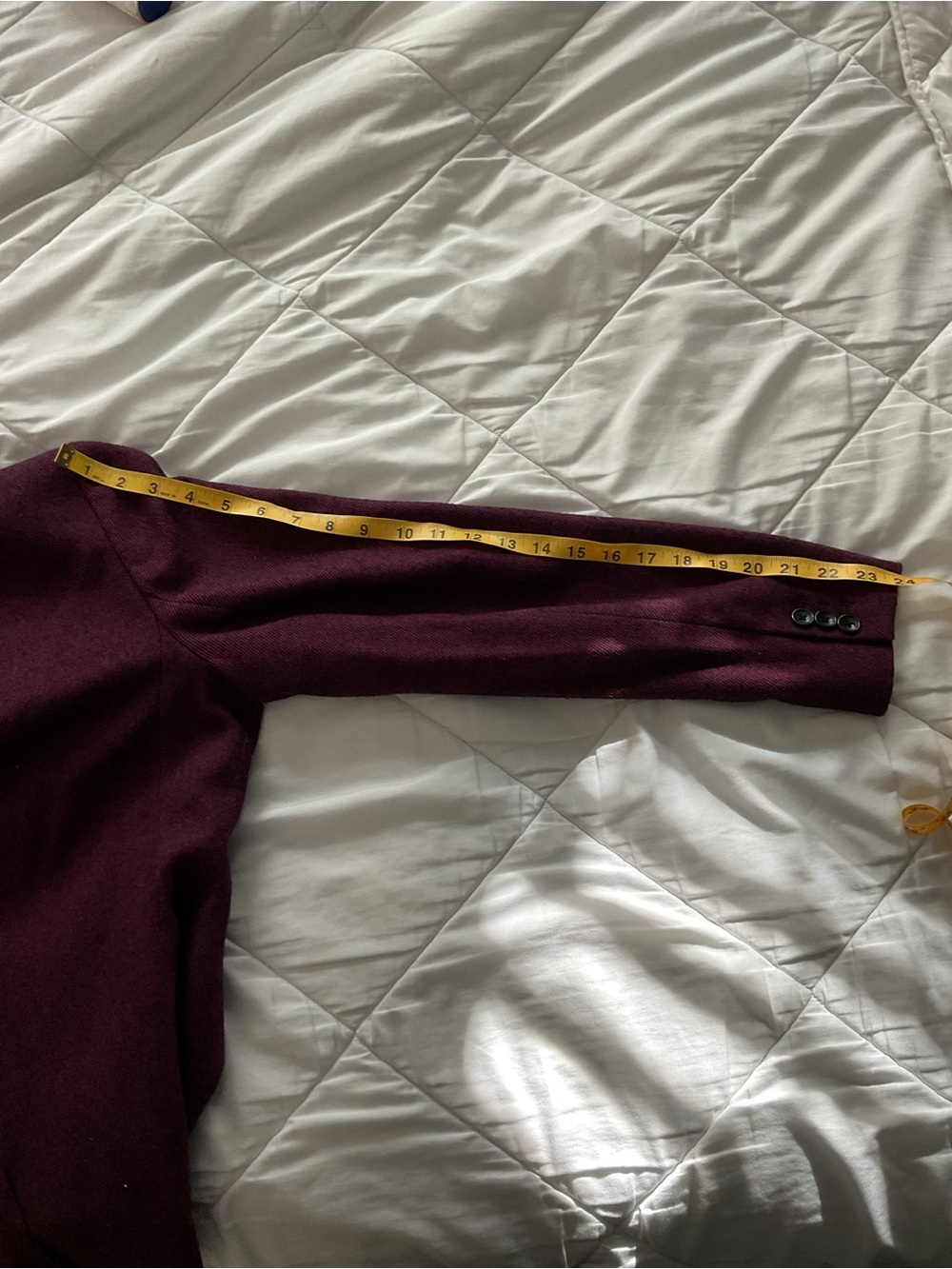 Banana Republic Wool blend Purple Blazer - Picture 7 of 8